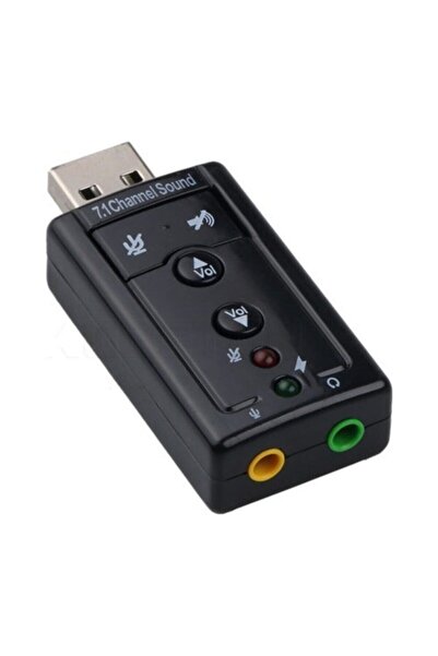 Brs Harici Usb 7.1 Kanal Usb 3.5 Mm Jack Dönüştücü Ses Kartı