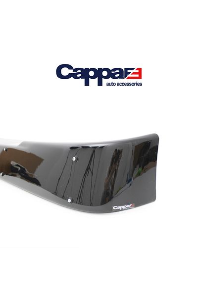 Cappafe Isuzu Npr Sunshade and Visor Visor Hat - Acrylic (ABS) Piano Black 2010 and Above