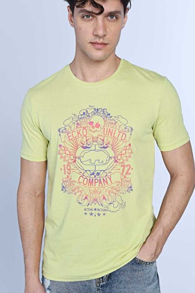 ECKO UNLTD Erkek Bisiklet Yaka Tshirt