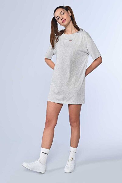 ECKO UNLTD Γυναικείο φόρεμα με λαιμόκοψη Davıd Grey