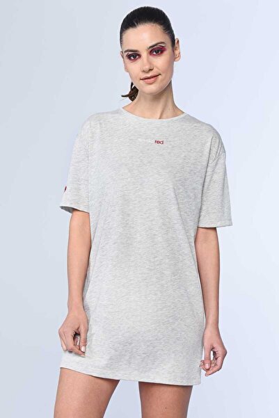 ECKO UNLTD Γυναικείο φόρεμα με λαιμόκοψη Davıd Grey