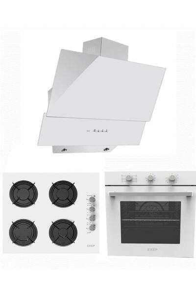 Exep Hero Beyaz 3 Lü Ankastre Set (ed402-eo320-ef240)