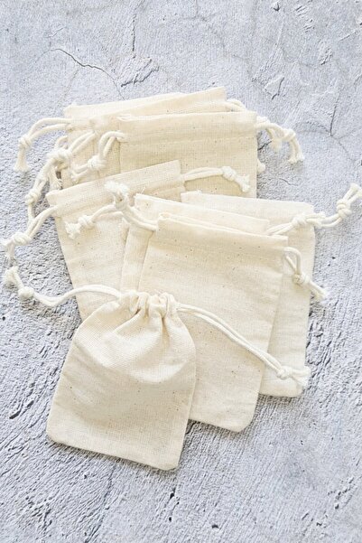 ÇANTAPAK Bez Kese 15 Cm En 20 Cm Boy ( 5 Adet Için )