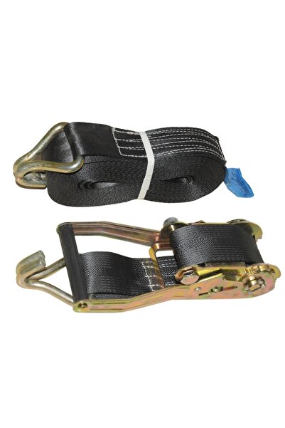 SafeSet 50mm 2 Inç Spanzet 10 Mt 2500-5000dan 10 Mm Çift J Kanca 1.1 Yük Gerdirme Halatı