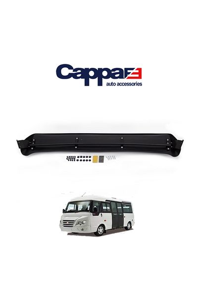 Cappafe Karsan J10 Visor Hat - Piano Black, Acrylic Terek, 2008-2012