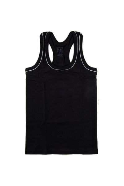 Tutku Pamuk Erkek Çocuk Çok Renkli Düz Askılı Spor Penye Rahat Günlük Atlet 01301