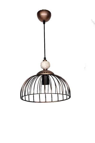 DEDE Decorative Cream Color Tiled Copper Pendant Lamp Chandelier