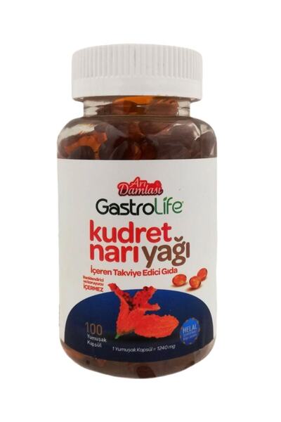 Arı damlası Gastrolife Kudret Narı Yağı Kapsül 100 Adet
