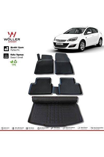 wöller Opel Astra J Hb Paspas Bagaj Havuzu 2010 2015 Arası 3d Ultraflex Set