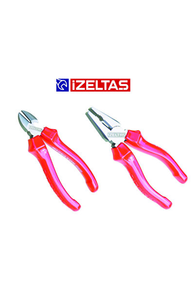 İzeltaş Kombine Pense 160 Mm + Yan Keski 160 Mm
