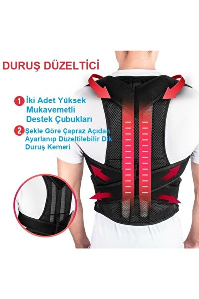 MİSTİRİK Pulsano modell derék- és hátfűző Női-férfi Púposodás elleni függőleges testtartású fűző