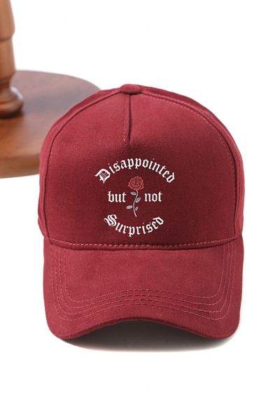 CİSE Aksesuar Disappointed Embroidered Cap