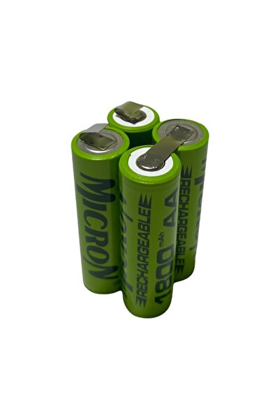 Micron 4.8 V Şarjlı Matkap Pili (bataryası) 1800 Mah Ni-cd Aa Pil