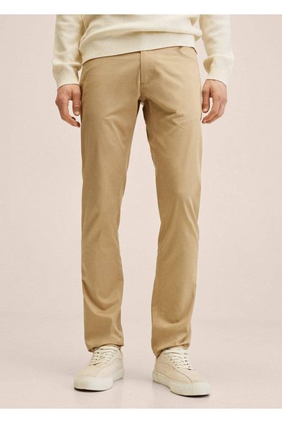 MANGO Man Cotton Skinny Pants