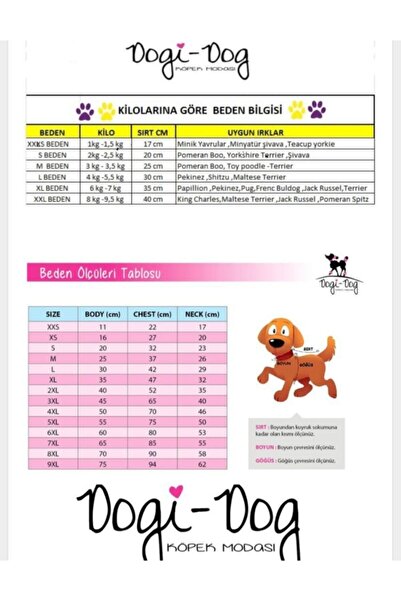 DOGİ&DOG Gri Mini Kedi Köpek Tulumu (1 KG - 10 KG)