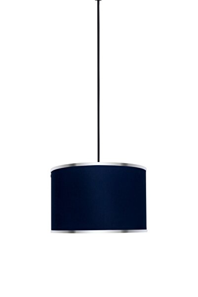 MINIMAL ETICARET VE BILGI TEKNOLOJILERI Viscose 30x30x21 Siyah Elektrik Kablolu Kumaş Avize