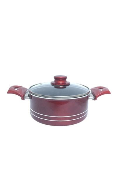 EVİNDA Teflon Series 3 mm - 20 cm Deep Fireproof and Non-Stick Anti-Scratch Pot
