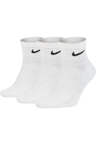 Nike Sx7667-100 Everyday Cush Ankle Sports 3 Pack Men's Sports Socks