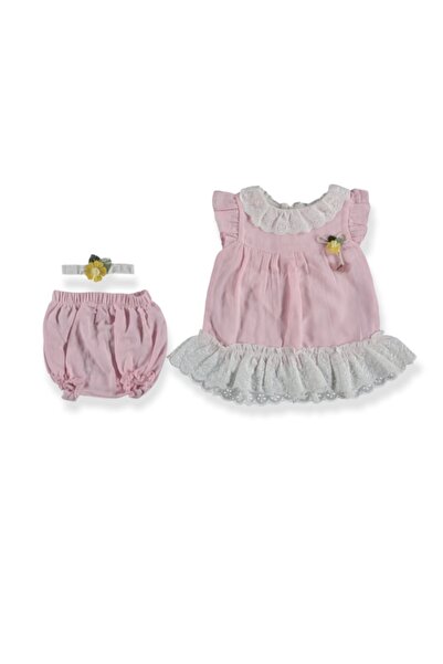 Tufitto Baby Muslin Vintage Kilotlu Kız Çocuk Takım