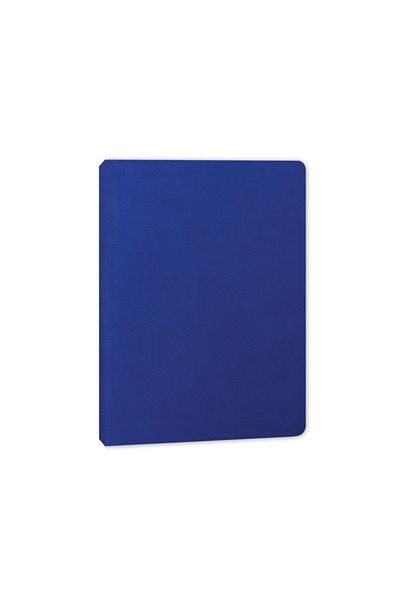 KESKİN COLOR Caiet din piele termo plată 16x24 - albastru