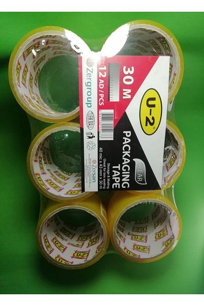 TTH U-2 Duct Tape 45mm 30 Meters Transparent Strong.