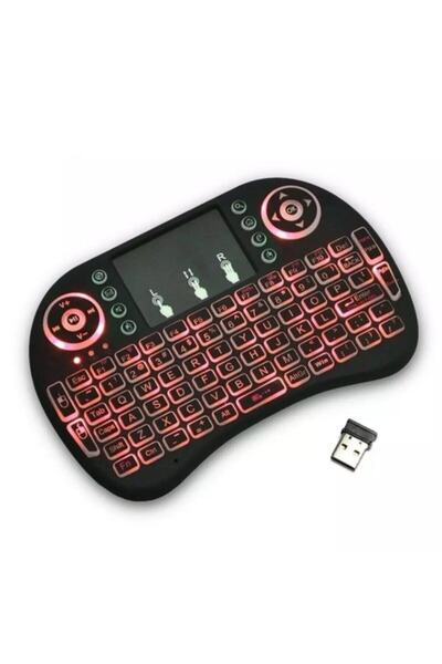Piranha 2385 Kablosuz Smart Tv Mini Klavye Mouse Işıklı Şarjlı