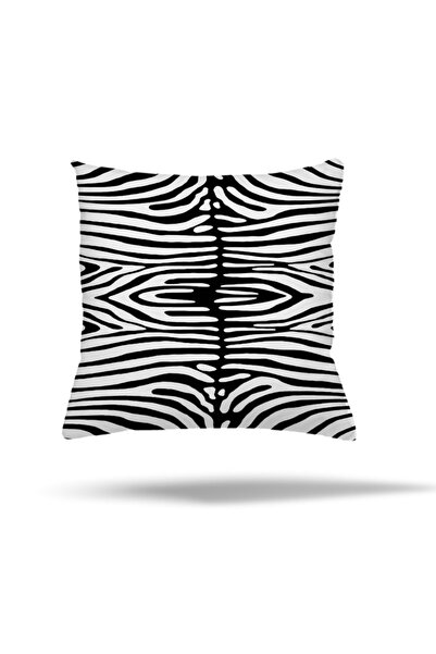 Pelangi نمط رخام حمار وحشي - غطاء وسادة نسائي بسحاب مخفي ووسادة رمي ووسادة مقعد