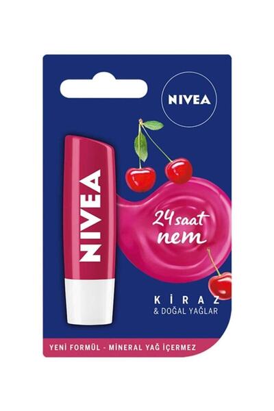 NIVEA Lip Kiraz Dudak Bakım Kremi 4,8 Gr