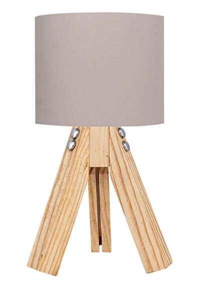 MINIMAL ETICARET VE BILGI TEKNOLOJILERI Simple Natural Beige Table Lamp
