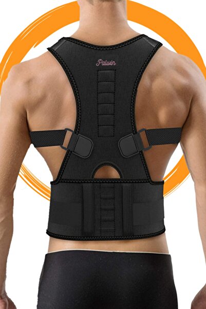 Palwin Medikal Dik Duruş Korsesi Kamburluk Önleyici Kifoz Skolyoz Korse Manye...