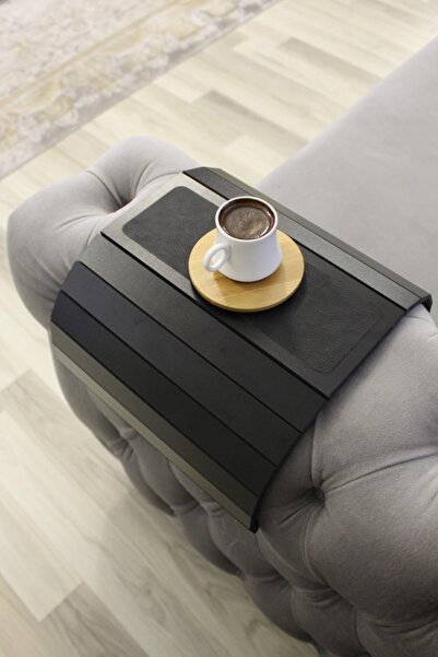 Mobitell Deri Tabanlı Koltuk Kolçak Sehpa ,koltuk Kenarı Yan Sehpa, Koltuk Te...