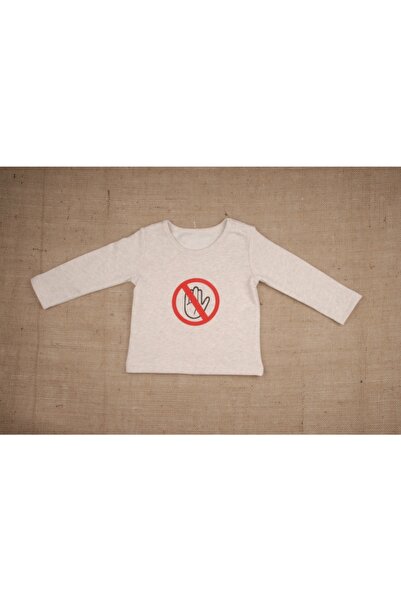 doashop Children's Printed Sweatshirt Forbidden to touch