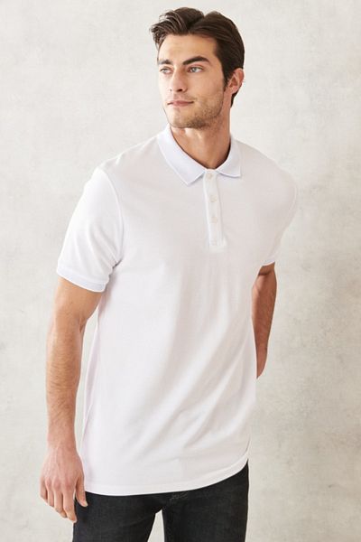 ALTINYILDIZ CLASSICS Poloshirt - Weiß - Regular Fit