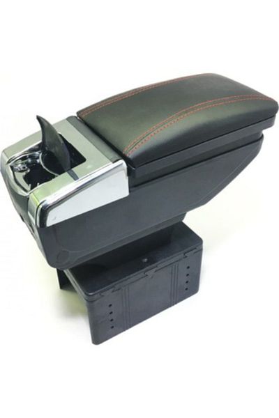 Eymen Car Interior Armrest Universal Wide Sliding Armrest