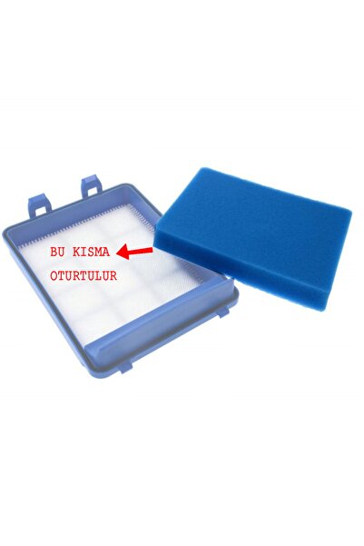 Popüler Compatibil cu filtrul cu burete pentru aspirator Philips Fc9750/07 Powerpro Max