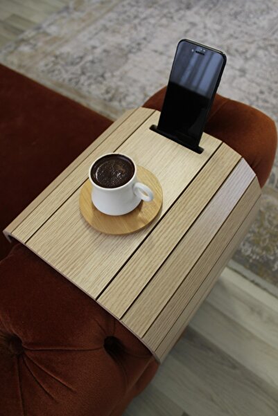 Mobitell Telefon Tutacaklı Portatif Koltuk Kolçak Yan Sehpa