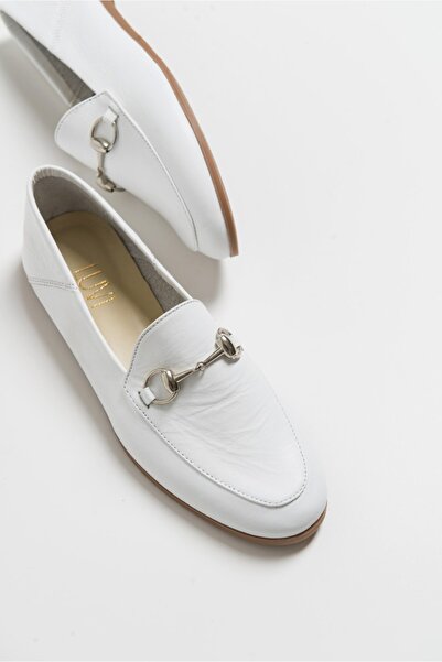 Luvi Жіноча біла сумка з натуральної шкіри Babet