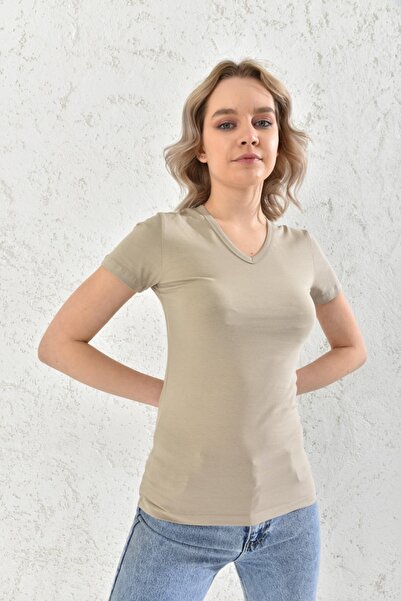SPROUT fresh V-Neck Short Sleeve T-Shirt