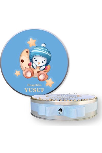 Hesaplı Kitap Bebek Çikolatası Oval Teneke Kutu 40 Ad