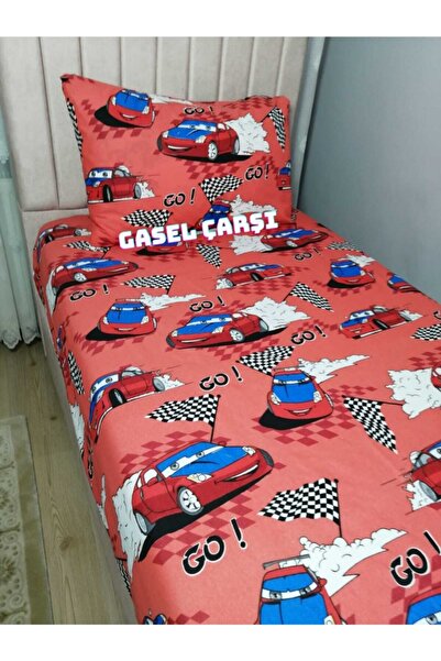 Gasel Home Single Elastic Sheet Set with Trolley