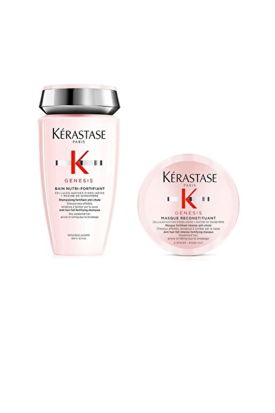 Kerastase Genesis Bain Hydra Fortifiant Saç Dökülmesine Karşı Şampuan 250 ml ve  Genesis Maske 75 ml