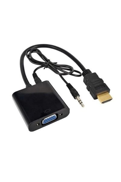 Concord HDMI إلى VGA + محول الصوت C-554