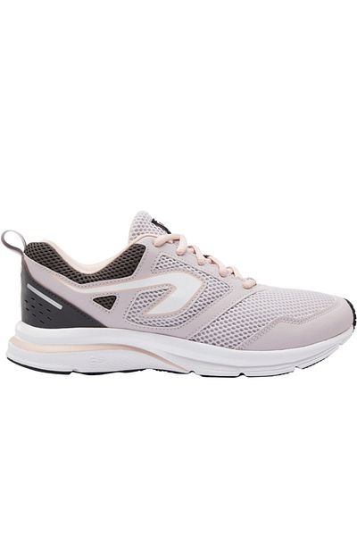 Decathlon Domyos - Women's Gray Running Shoes Absorb Shock on Light Heel Lightweight Running