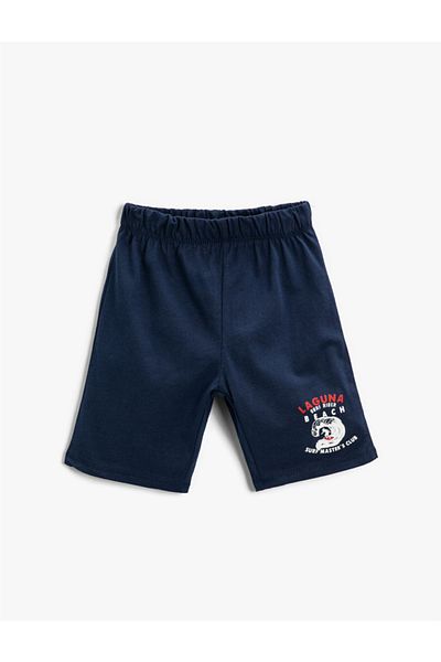 Koton Boy's Surf Printed Shorts Cotton
