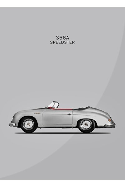 Universal 356 Speedster Ξύλινη Διακοσμητική Αφίσα Τραπεζιού