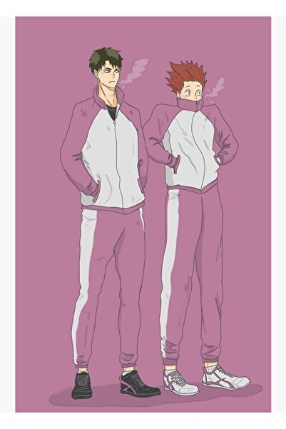 Universal Διακοσμητική Ξύλινη Αφίσα Ζωγραφικής Ushijima Tendou