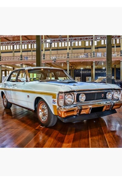 Universal 1969 Falcon Gt Xw Ho Sedan Ξύλινη Διακοσμητική Αφίσα Τραπεζιού
