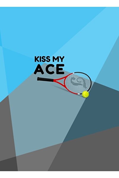 Universal Αστείο διακοσμητικό τραπέζι με αποσπάσματα τένις, ξύλινη αφίσα