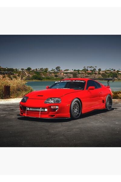 Universal Toyota Supra Mk4 Tablo Ahşap Poster Dekoratif