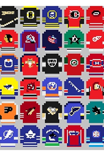 Universal 8-bit Hokey Formaları Tablo Ahşap Poster Dekoratif